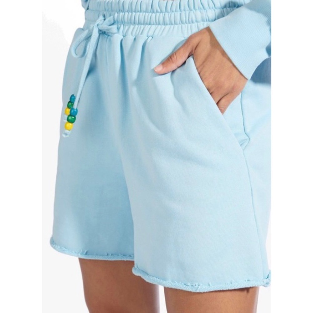 STAUD• Blue Sweat Shorts